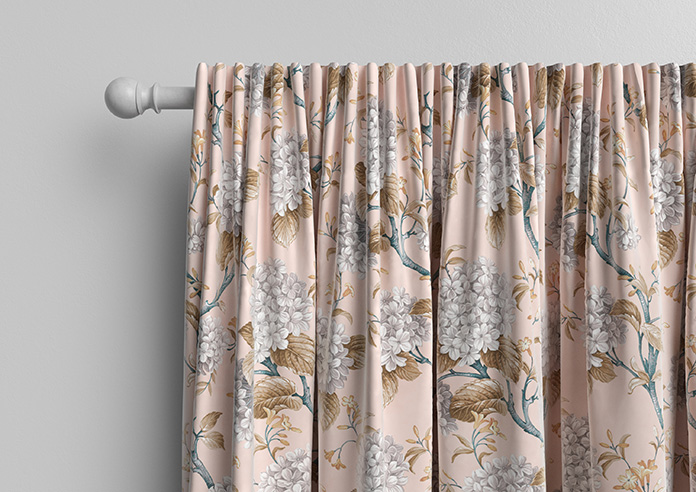 Bouquet Velvet, Soft Apricot - Made to Measure Curtain - Image 10